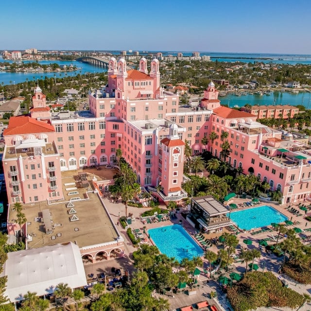 aerial of The Don Cesar