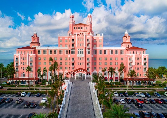 St Pete Beach Luxury Hotel Deals Special Offers The Don CeSar   Don Cesar Aerial 